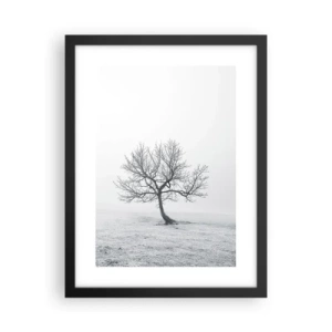 Poster în ramă neagră - Împotriva neantului - 30x40 cm