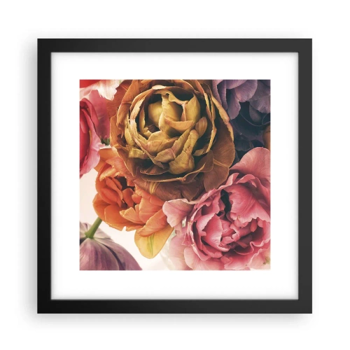 Poster în ramă neagră - Sărbătorirea vieții - 30x30 cm