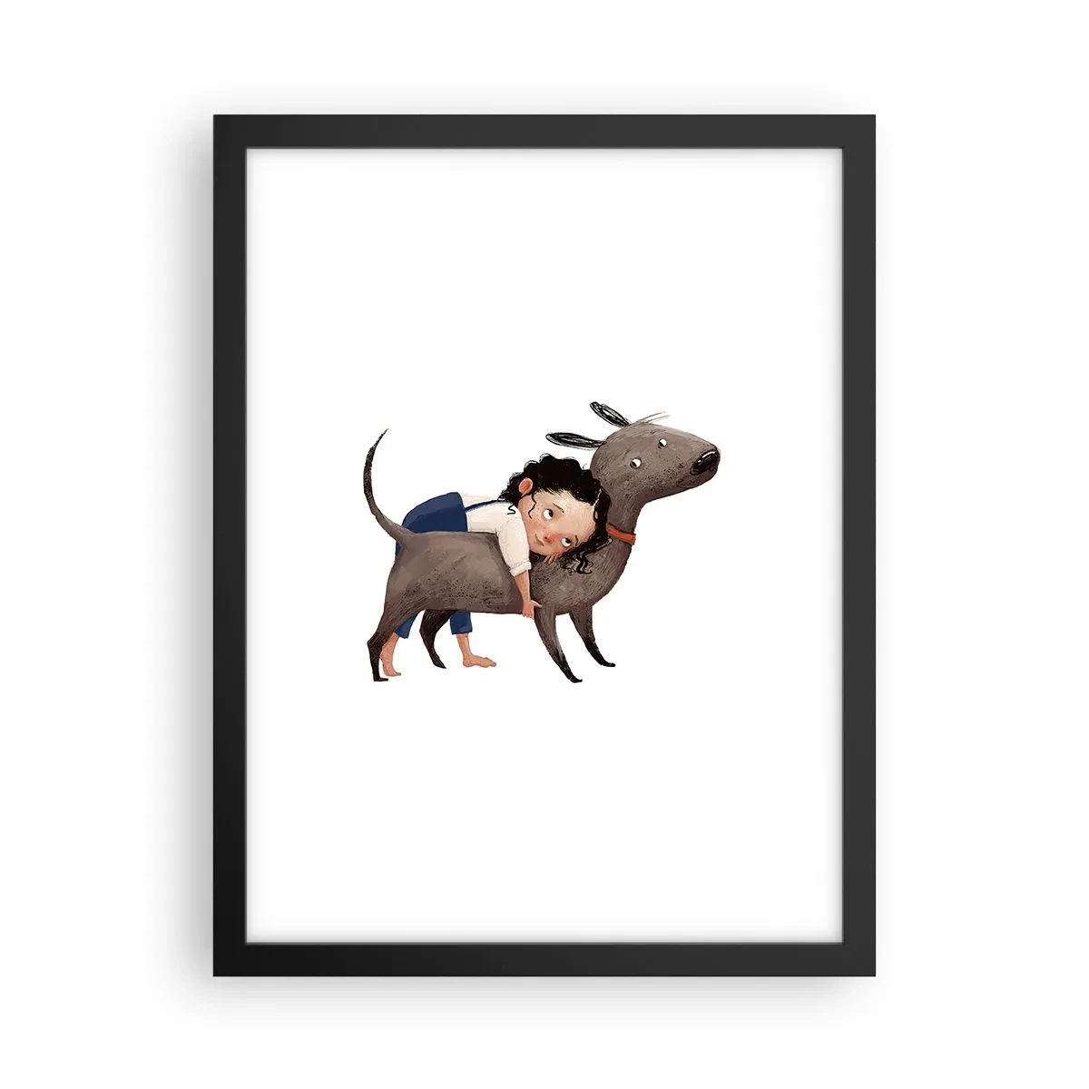 Poster în ramă neagră - Cei mai buni prieteni - 30x40 cm