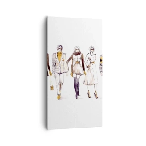 Tablou pe pânză - Chic discret, eleganță casuală - 55x100 cm