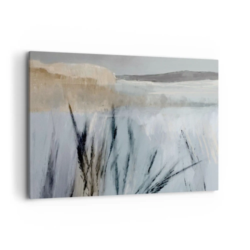 Tablou pe pânză - Câmpuri de iarnă - 100x70 cm