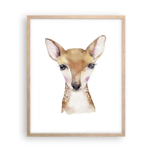 Poster în ramă de stejar deschis - Natura inocenței - 40x50 cm