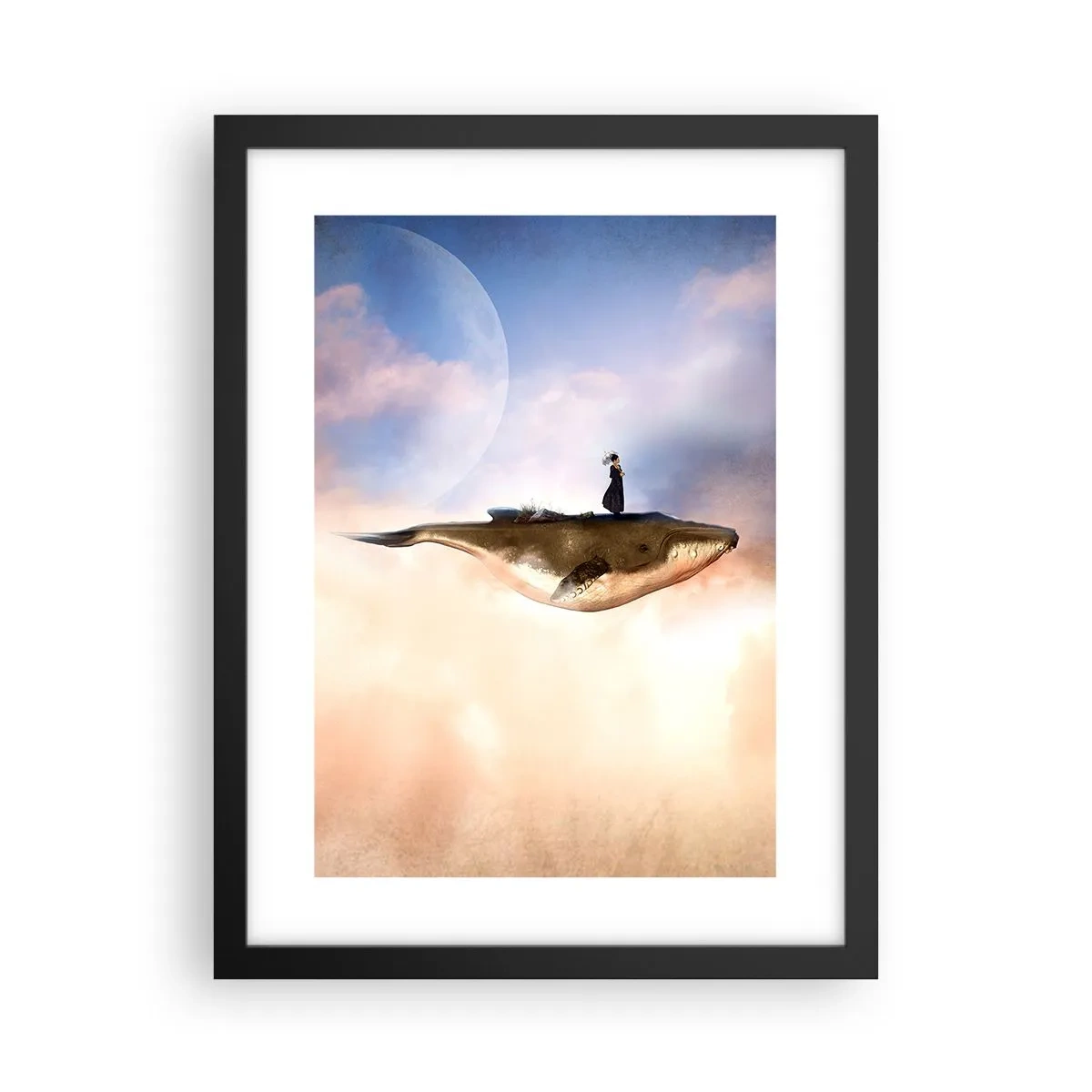 Poster în ramă neagră - O călătorie suprarealistă - 30x40 cm