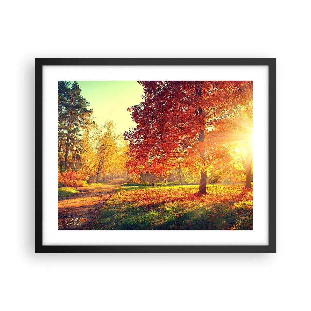 Poster în ramă neagră - Roșcatul este frumos - 50x40 cm