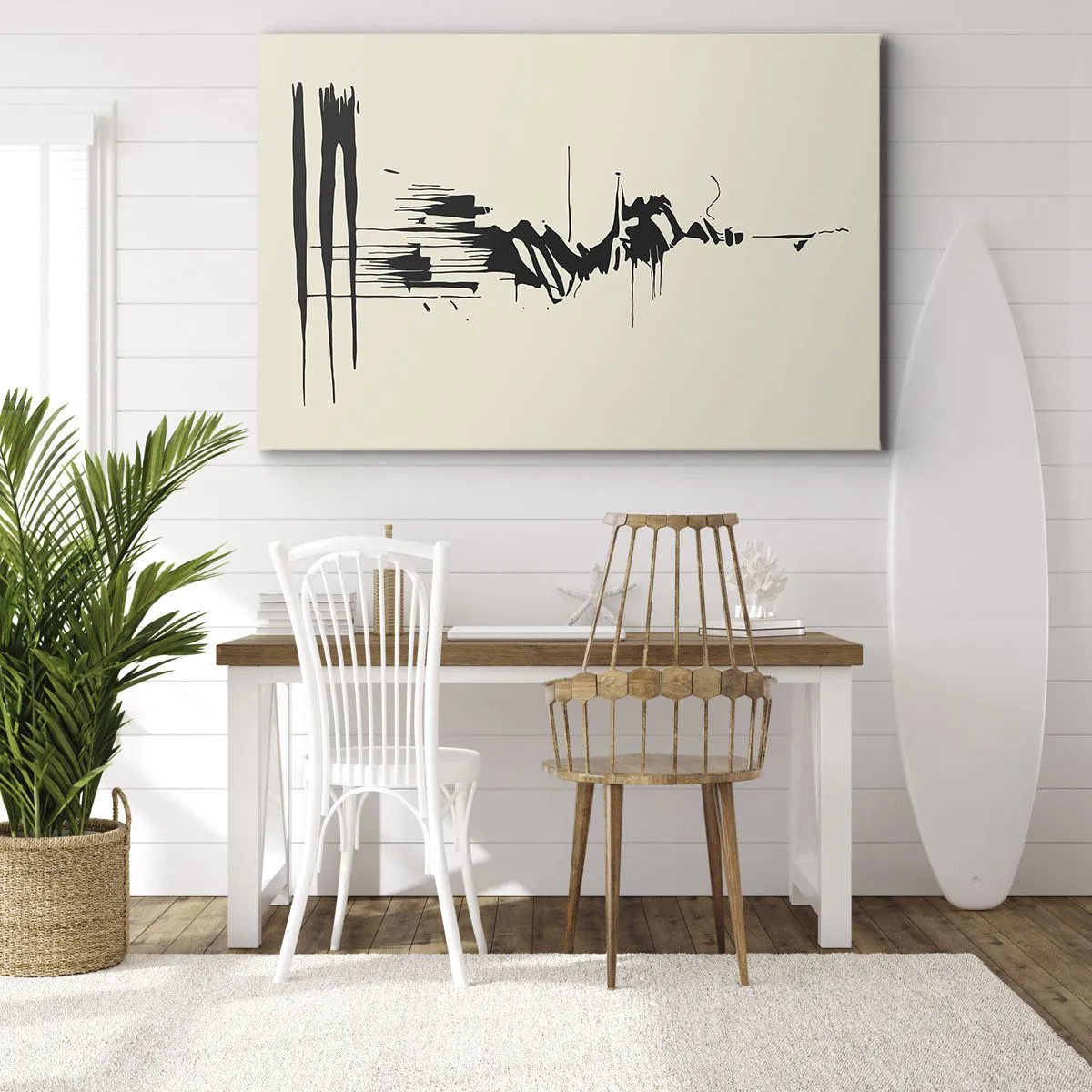 Tablou pe pânză - Abstracție pripită - 100x70 cm