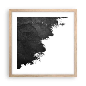 Poster în ramă de stejar deschis - Elemente: pământ - 40x40 cm