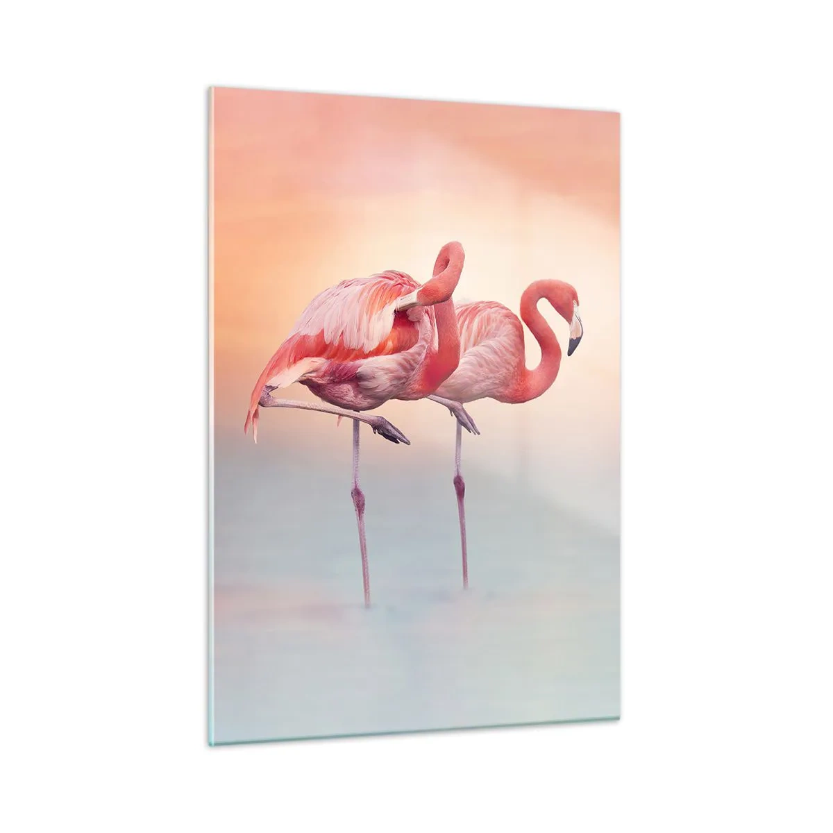 Tablou pe sticlă - În culoarea soarelui care apune - 50x70 cm