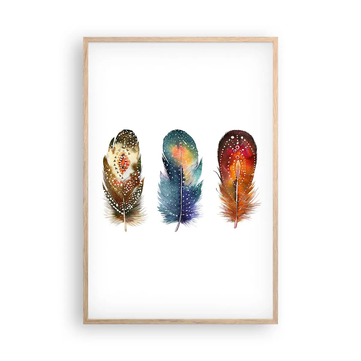 Poster în ramă de stejar deschis - Ritualuri, rituri, mistere - 61x91 cm