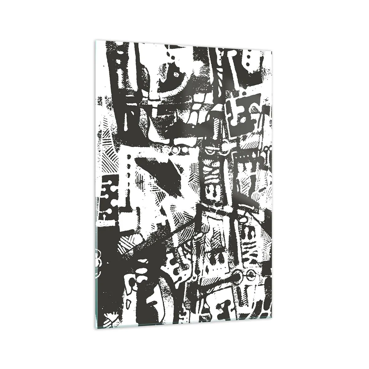 Tablou pe sticlă - Ordine sau haos? - 70x100 cm