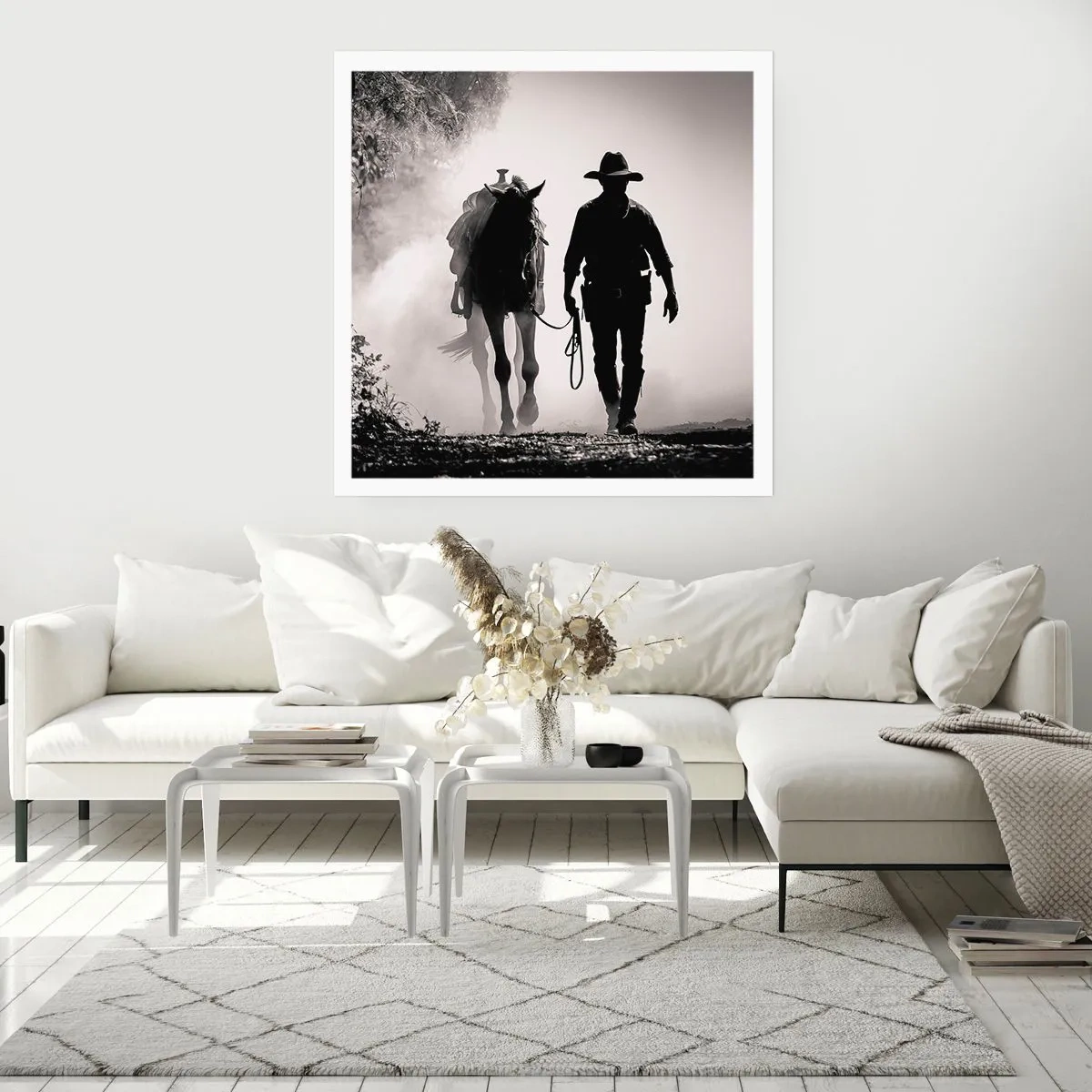 Poster - Texas de dimineața - 60x60 cm