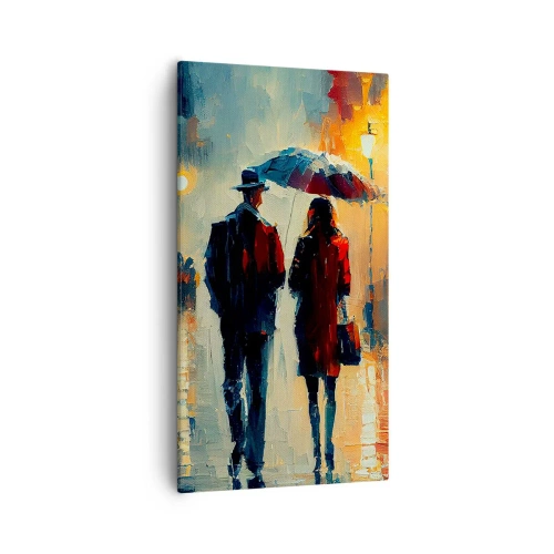 Tablou pe pânză - Poveste de dragoste urbană - 55x100 cm