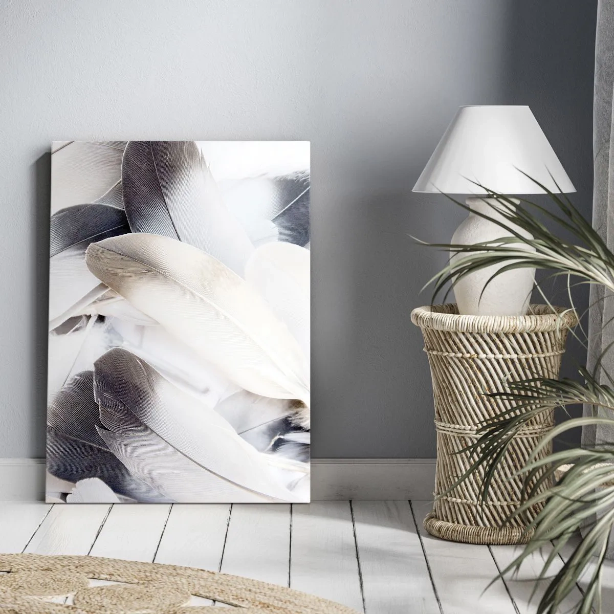 Tablou pe pânză - Aproape angelice - 55x100 cm