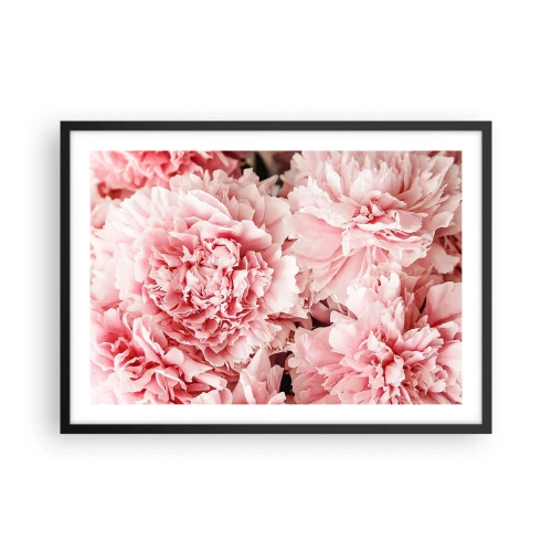 Poster în ramă neagră - Visul roz - 70x50 cm
