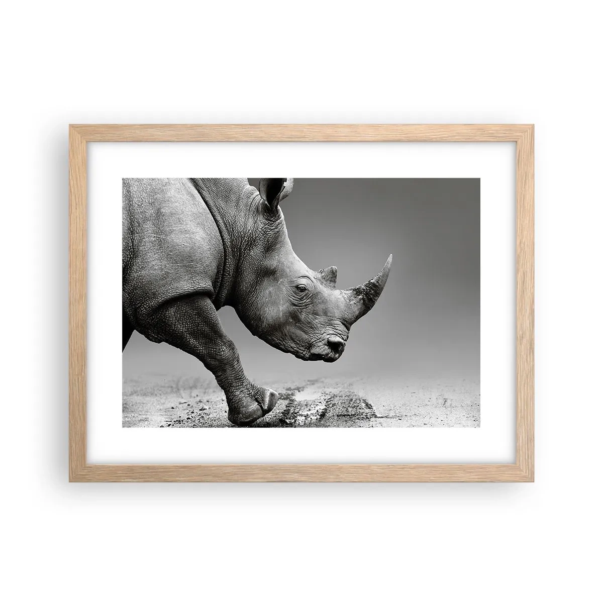 Poster în ramă de stejar deschis - O forță de neoprit - 40x30 cm