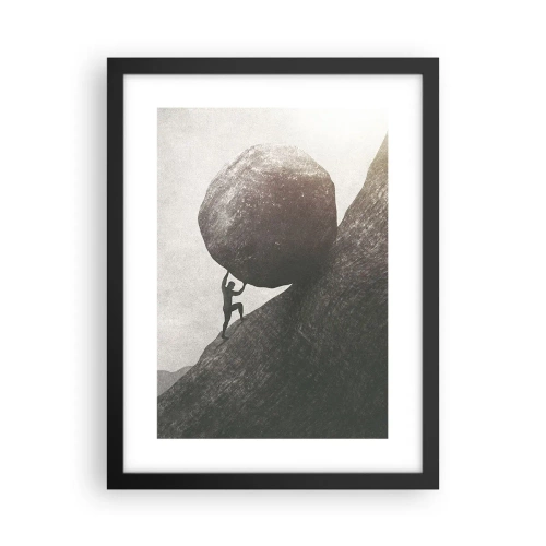 Poster în ramă neagră - Cred, în ciuda așteptărilor - 30x40 cm