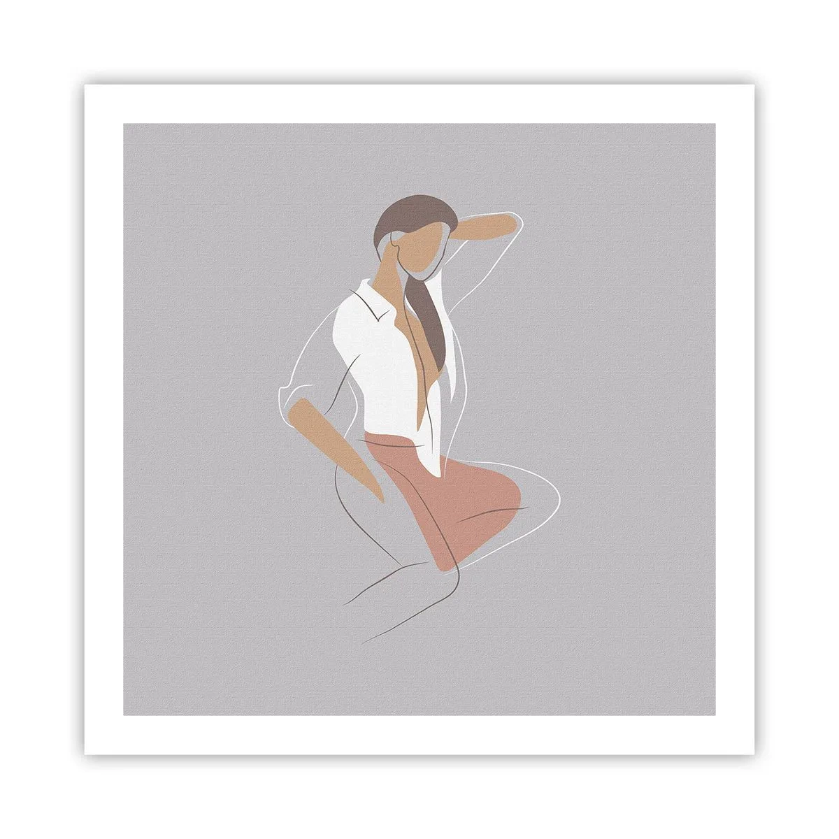 Poster - Schiță de farmec - 60x60 cm