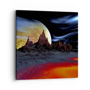 Tablou pe pânză - Lumea necunoscută - 30x30 cm