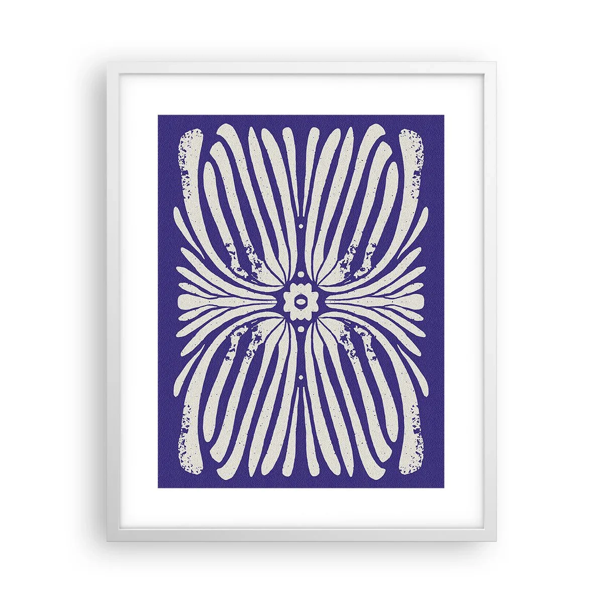 Poster în ramă albă - Inspirații etnice - 40x50 cm