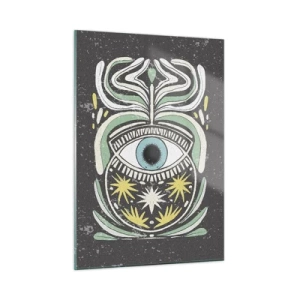 Tablou pe sticlă - Ritualuri tribale - 50x70 cm