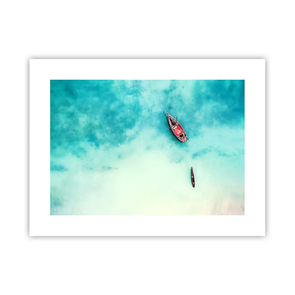 Poster - Pe plajele din Zanzibar, când apele în exces... - 40x30 cm