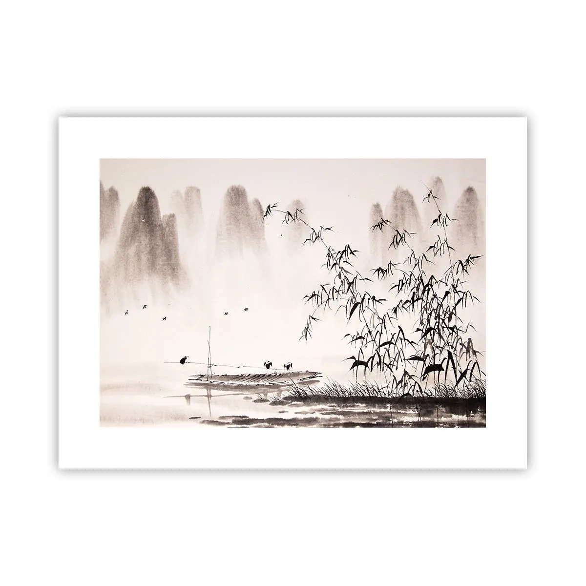 Poster - Liniștea câmpurilor de orez - 40x30 cm