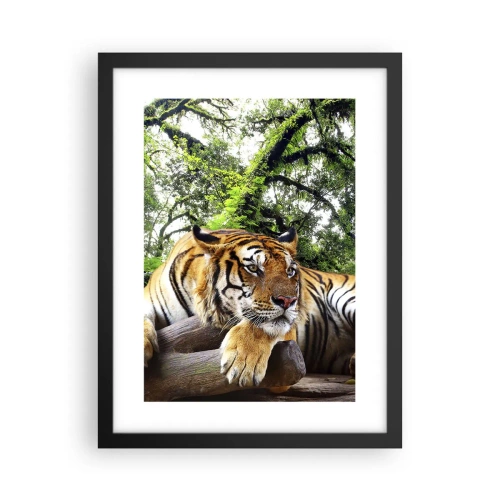 Poster în ramă neagră - Cu respect - 30x40 cm