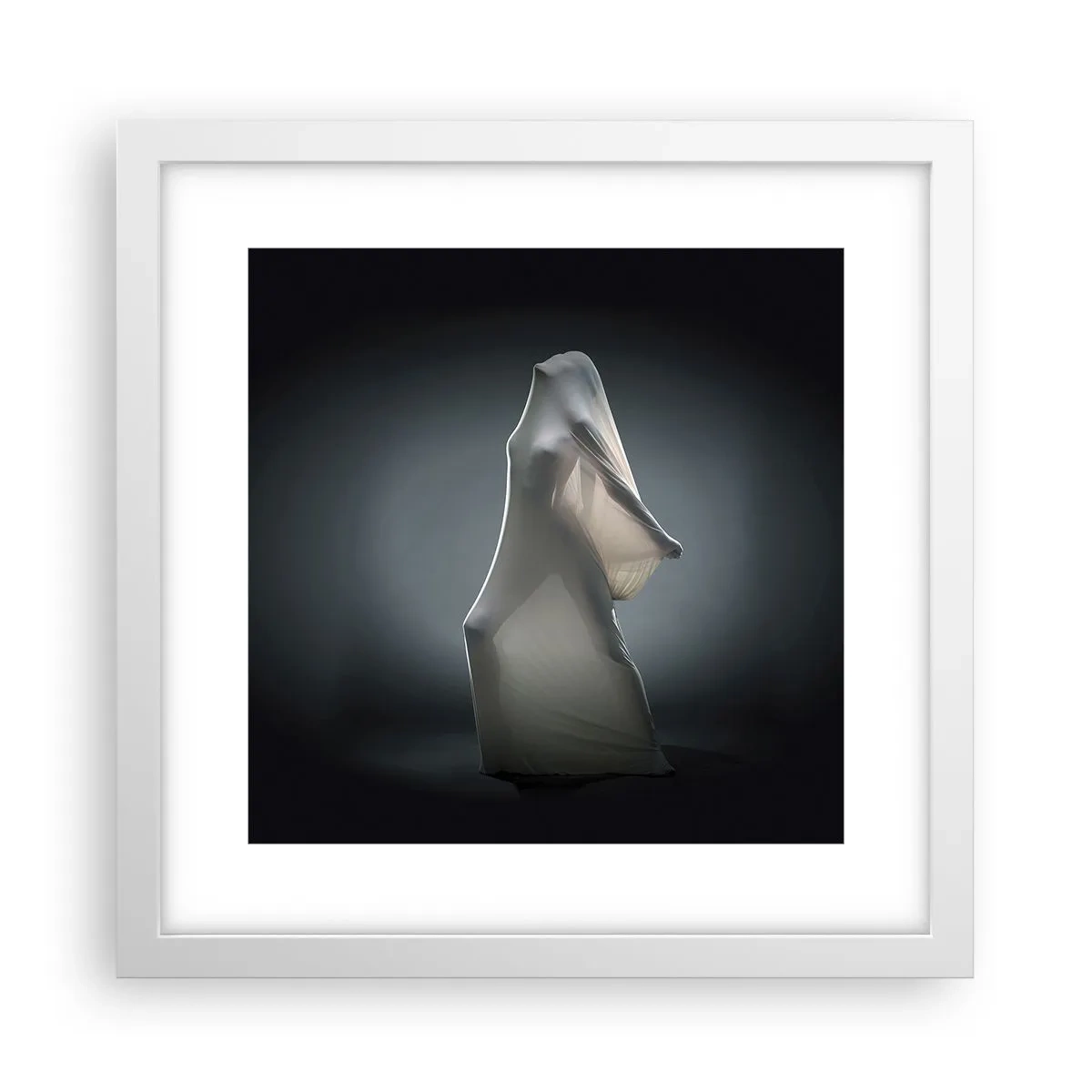 Poster în ramă albă - Dorințe ascunse - 30x30 cm