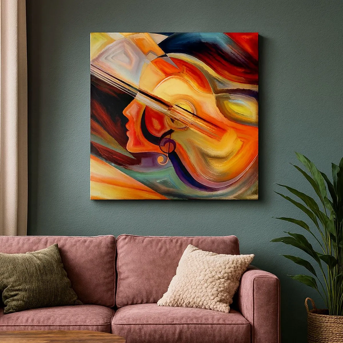 Tablou pe pânză - Și totul merge bine - 30x30 cm