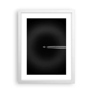 Poster în ramă albă - Într-o altă dimensiune - 30x40 cm