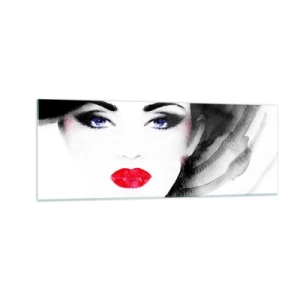 Tablou pe sticlă - Respinge și cheamă - 140x50 cm