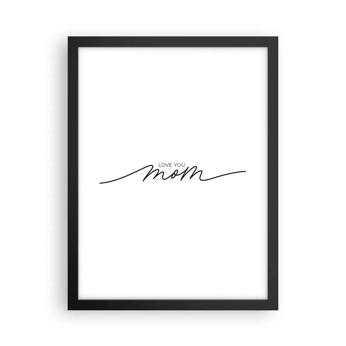 Poster în ramă neagră - Mare emoție - 30x40 cm