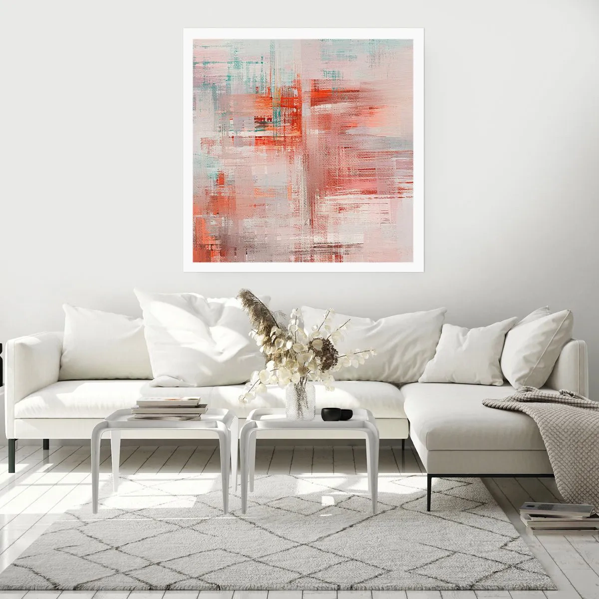 Poster - În ceață. Dar roz - 50x50 cm