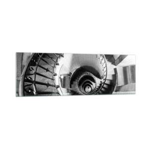 Tablou pe sticlă - Din ce în ce mai sus - 160x50 cm