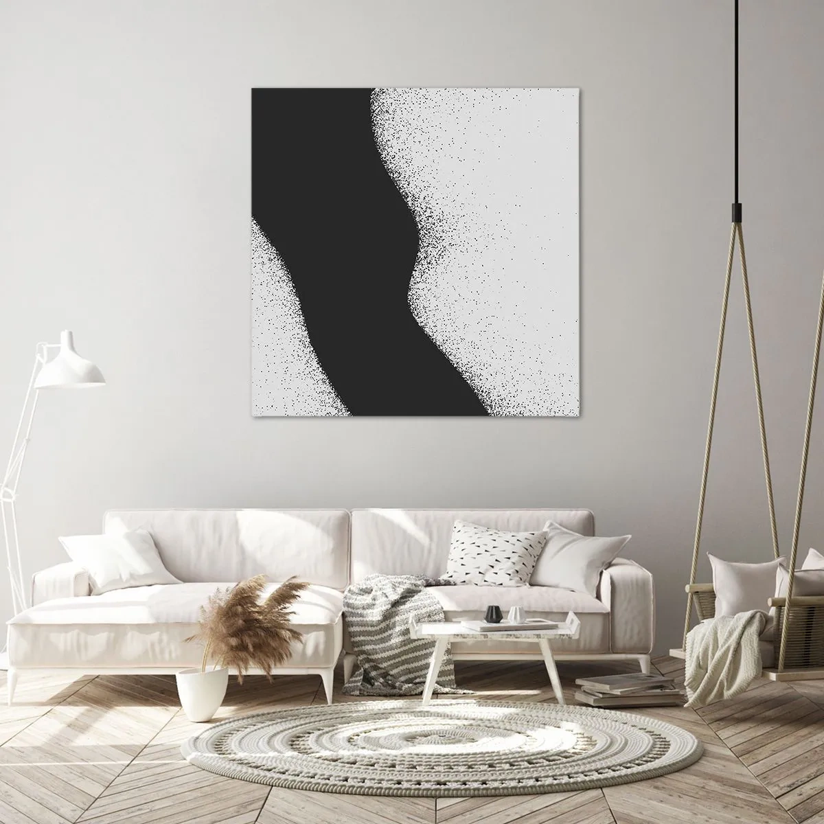 Tablou pe pânză - Echilibru lichid - 70x70 cm