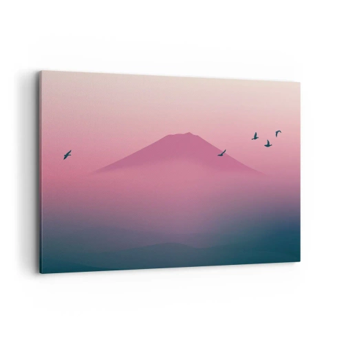 Tablou pe pânză - Călători deasupra norilor - 100x70 cm