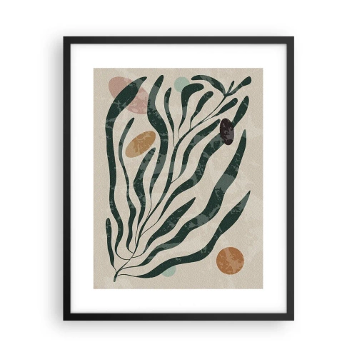 Poster în ramă neagră - În mijlocul vegetației - 40x50 cm