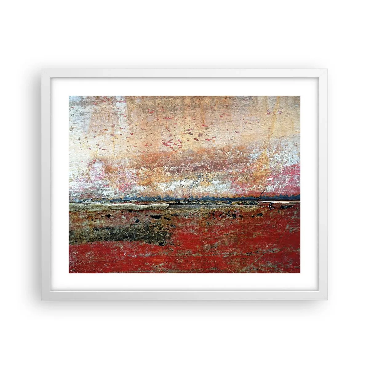 Poster în ramă albă - Oare este marea? - 50x40 cm