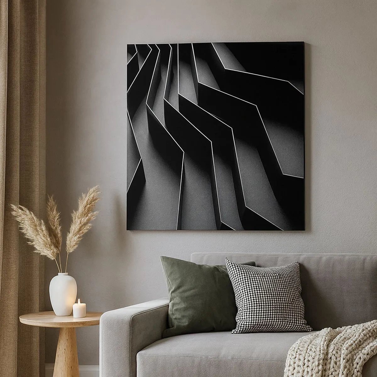 Tablou pe pânză - Ordinea spațială - 30x30 cm