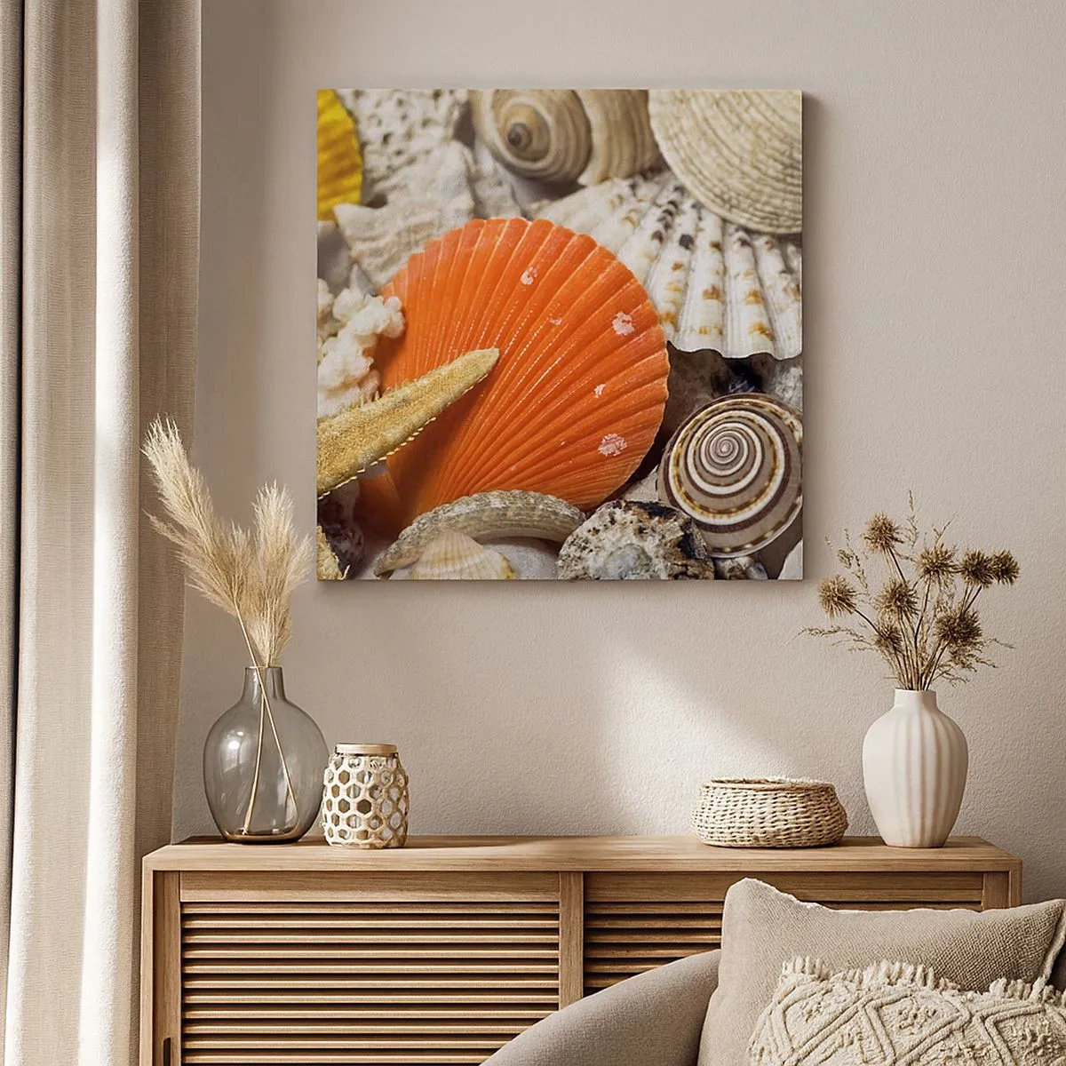 Tablou pe pânză - Comorile oceanului - 30x30 cm