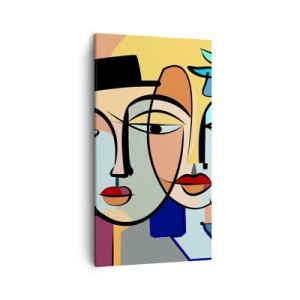 Tablou pe pânză - Întâlnire cu Picasso - 45x80 cm