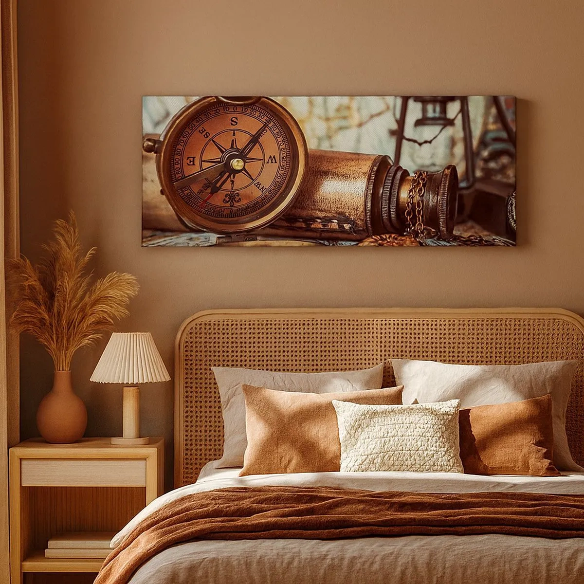 Tablou pe pânză - Te așteaptă o aventură cu pirați în Caraibe - 100x40 cm