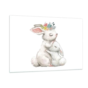 Tablou pe sticlă - Ca la mama - 120x80 cm