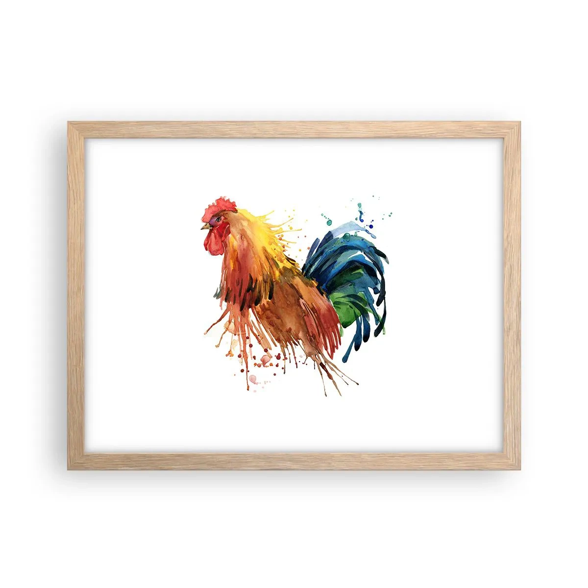 Poster în ramă de stejar deschis - Haina regală, mândria regală - 40x30 cm