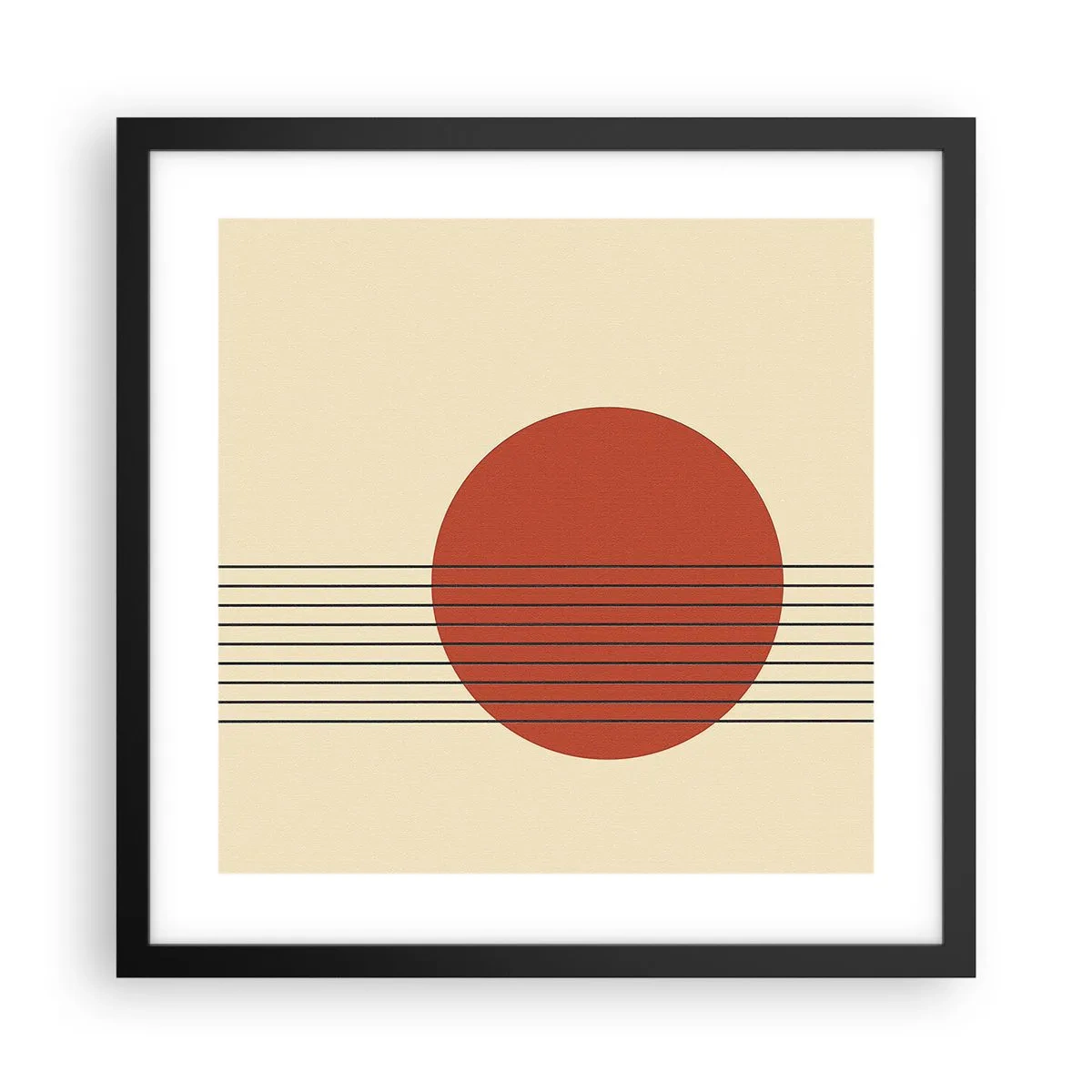 Poster în ramă neagră - În continuare - 40x40 cm