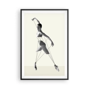 Poster în ramă neagră - Într-un teatru de lumină - 61x91 cm