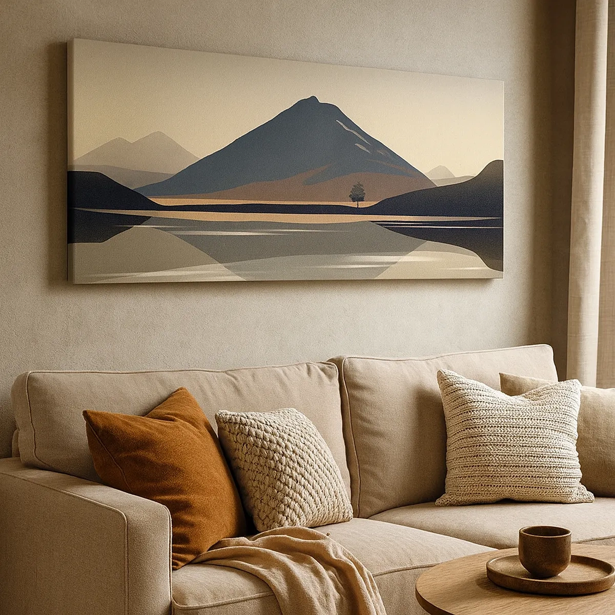 Tablou pe pânză - În oglindă - 30x30 cm