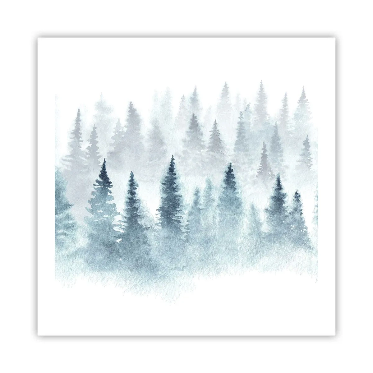 Poster - Înfășurate în ceață - 60x60 cm