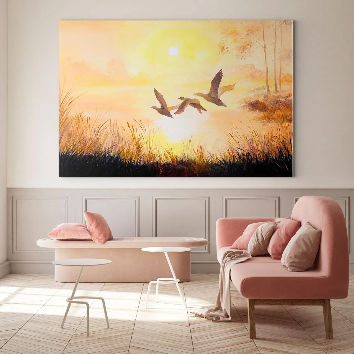 Tablou pe sticlă - Începutul unei lungi călătorii - 100x70 cm