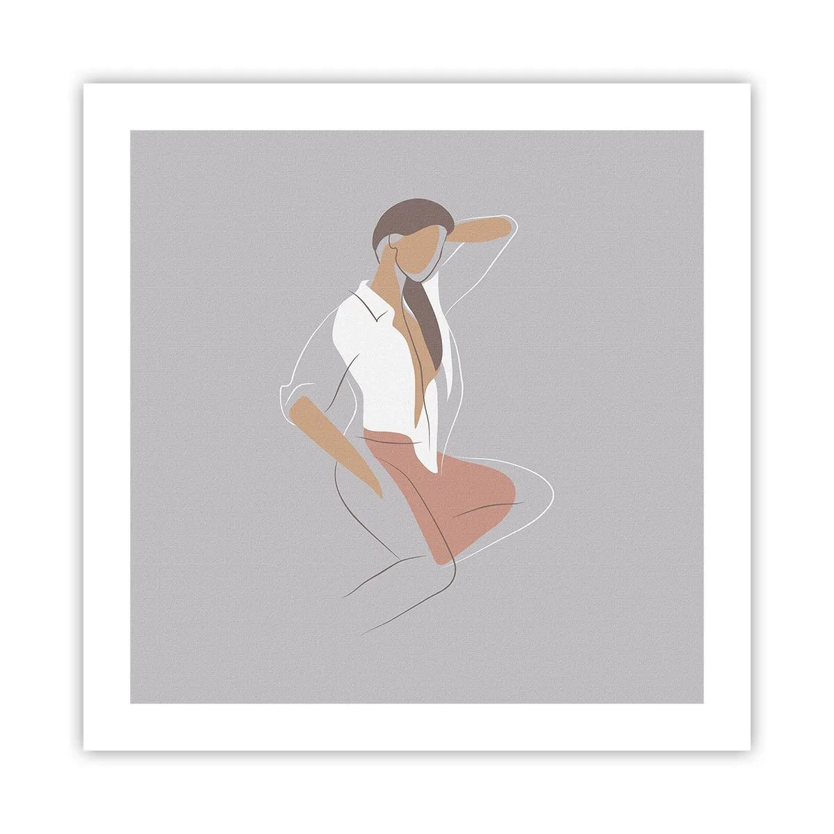 Poster - Schiță de farmec - 50x50 cm