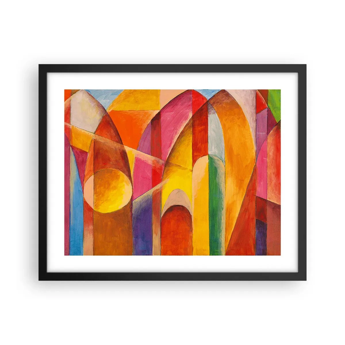 Poster în ramă neagră - Catedrala Soarelui - 50x40 cm